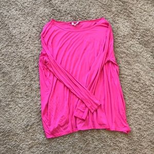Piko L hot pink top worn once!